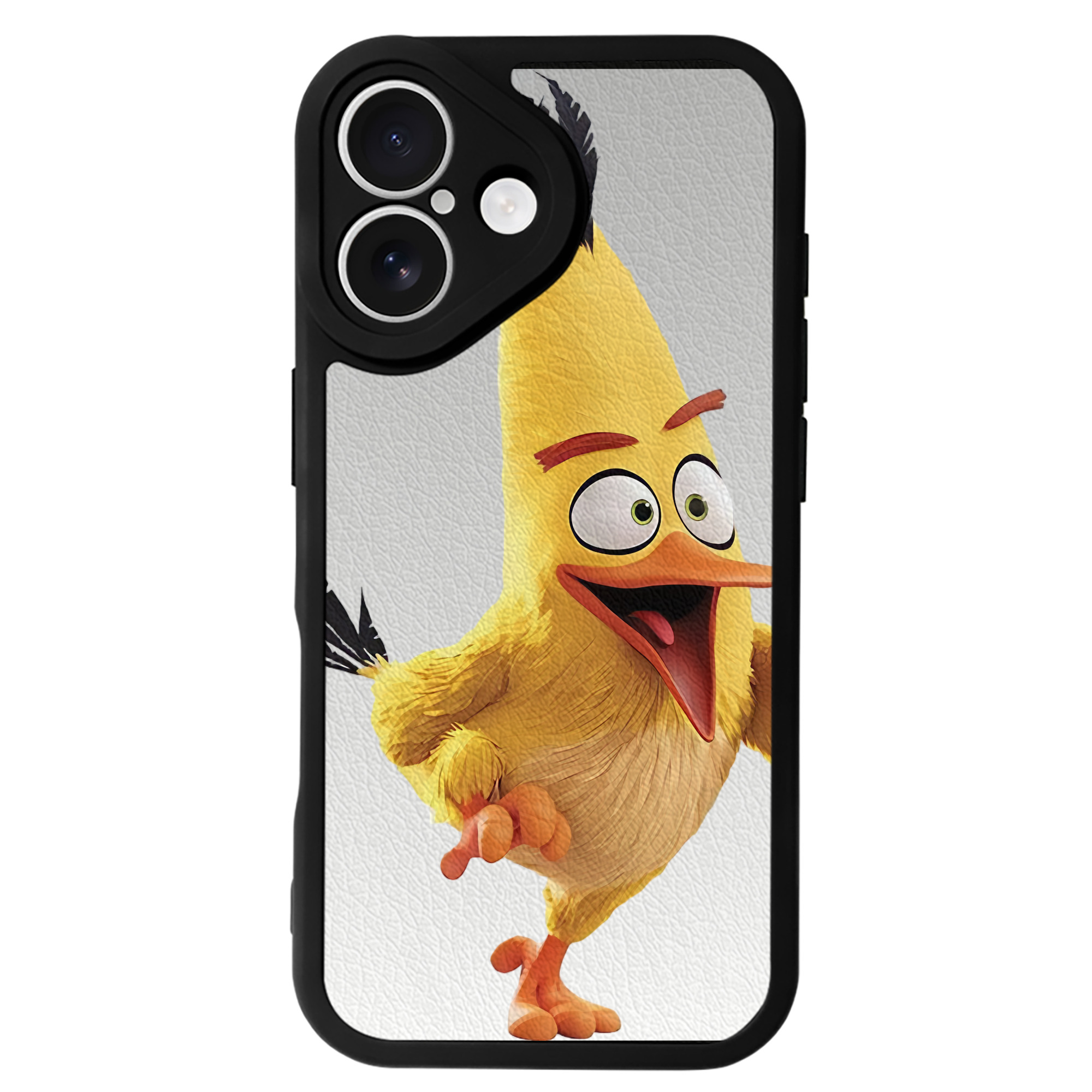 （画像用） Angry Birds アングリーバード 【iPhone 16シリーズ対応】シリコンスマホケース（レザー調） 材質：シリコン